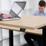 Lavoro Design Advance Desks with Oak tops