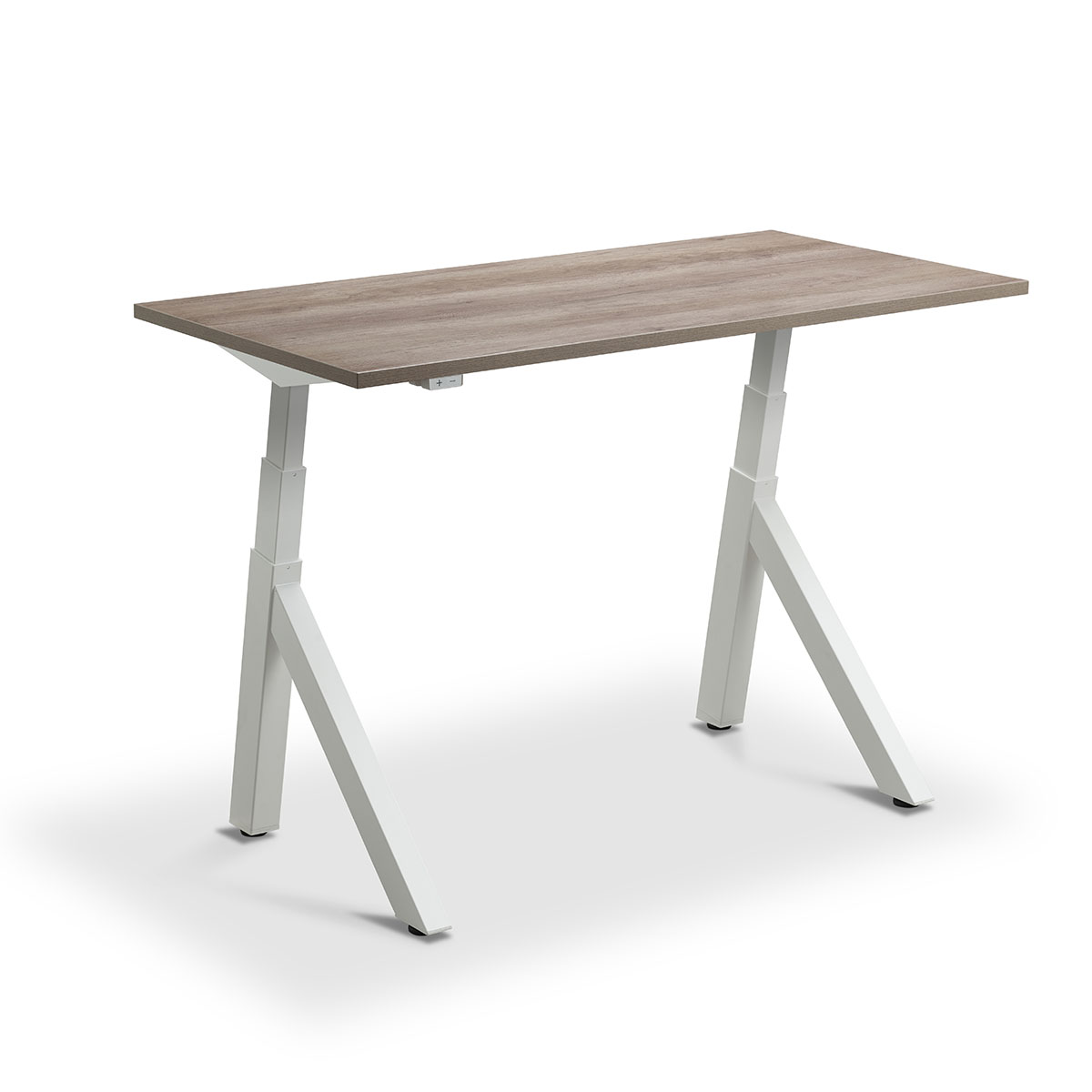 Zohn Modal Standing Desk White Frame Grey Nebraska Oak Desktop1200x1200