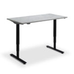 Zohn Remo Standing Desk Black Frame Concrete Desktop1200x1200